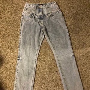 Misguided pants , 2 pant look illusion